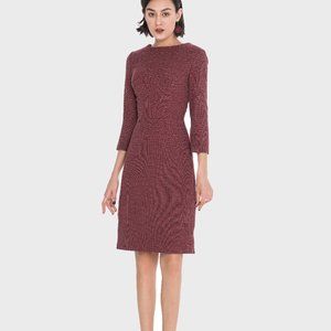 ALANTINO Sheath dress, semi-fitted with round neck